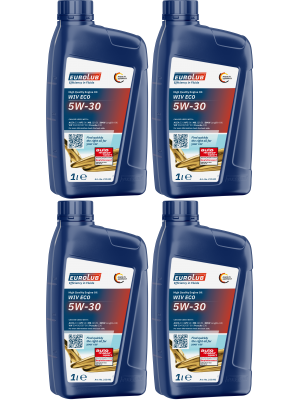 EUROLUB WIV ECO 5W-30 Motoröl 4x 1l = 4 Liter